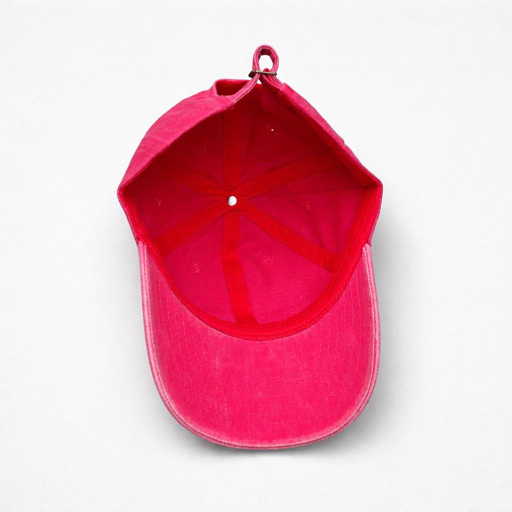 Women's Distressed Watermelon Denim Baseball Cap Brand New