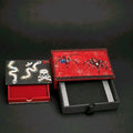Gothic Book Jewelry Box Set, 2 Piece Wooden Stash Box Drawers