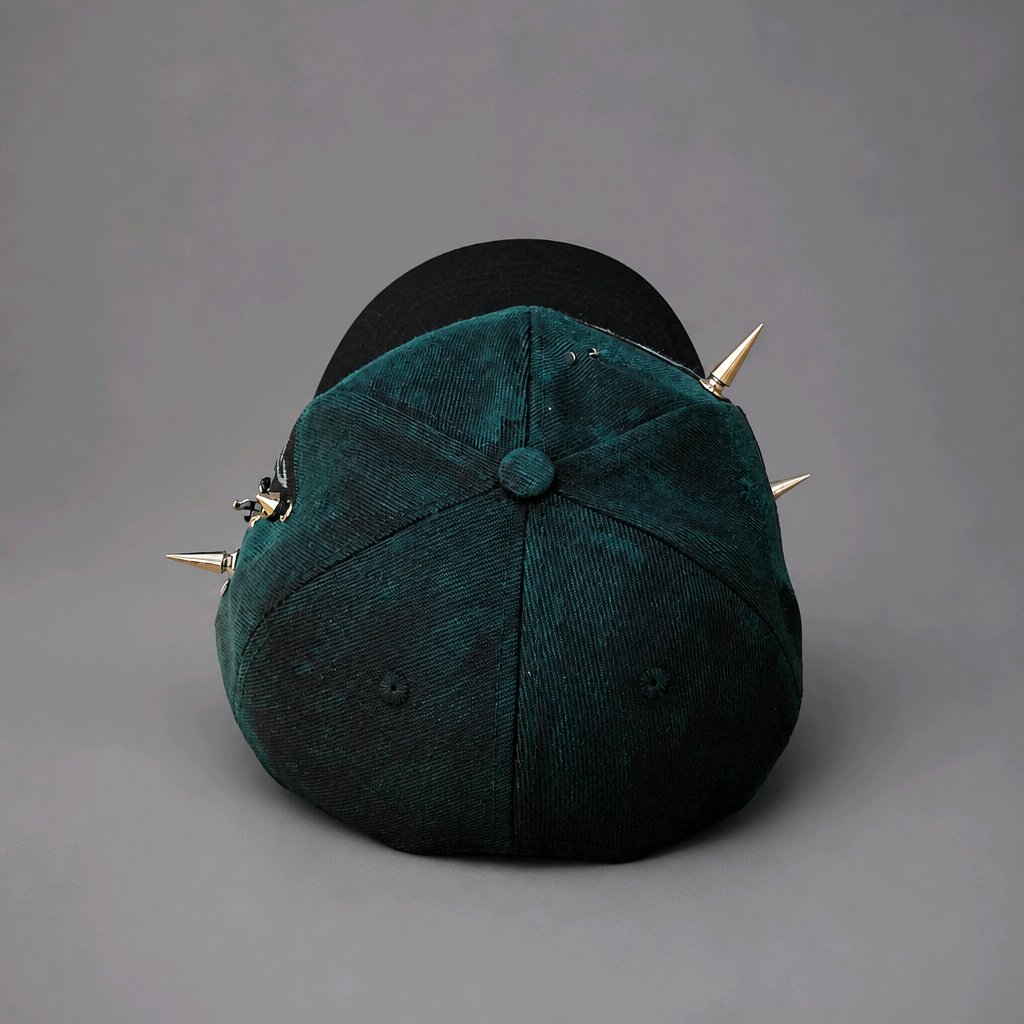 Custom Spiked Baseball Cap – Hand Painted