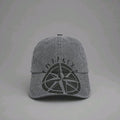 Hand Painted Viking Vegvisir Cap, Washed Cotton Runic Compass Dad Hat
