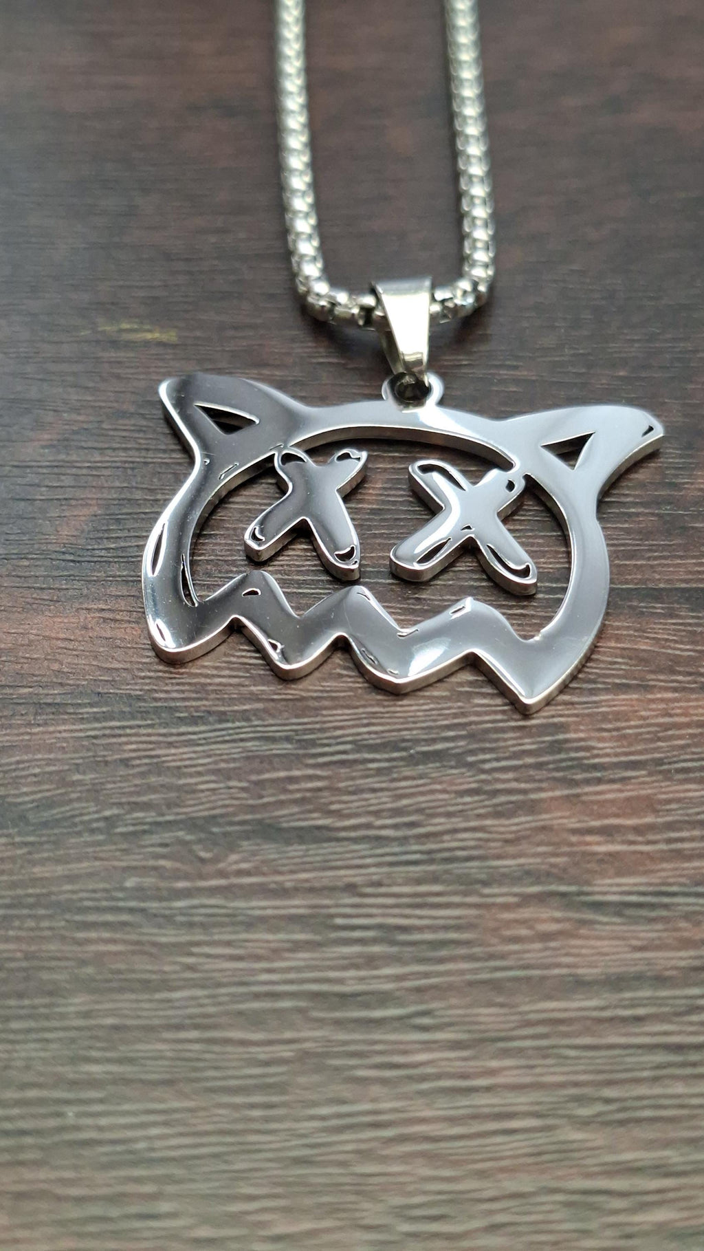 Sick Boi Ghost Pendant Necklace | Stainless Steel | Grunge, Goth & Y2K Jewellery