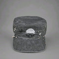 Hand Painted Skull Military Cap with Stainless Steel Embellishments